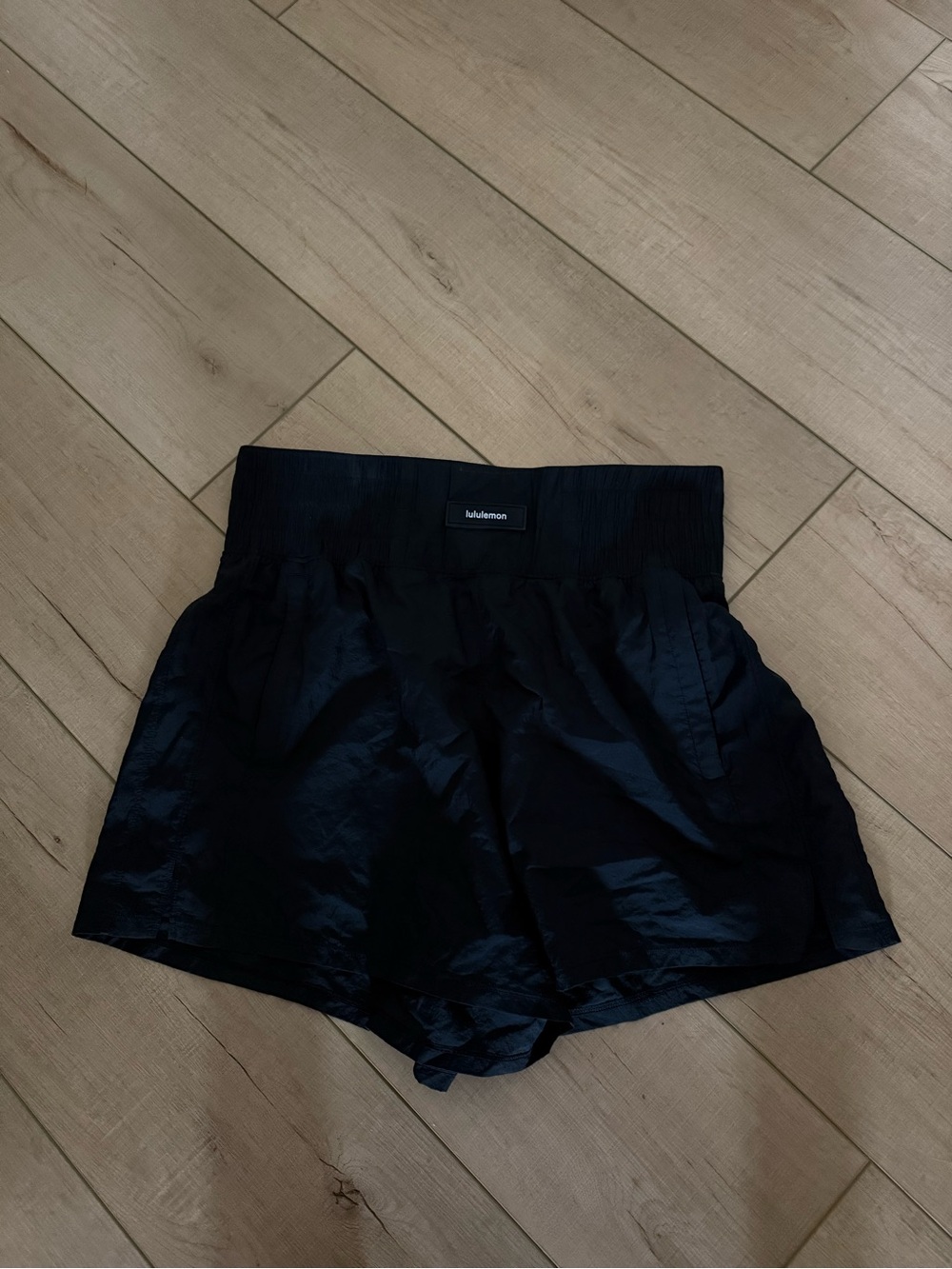 lululemon athletica Black High-Waist Athletic Shorts